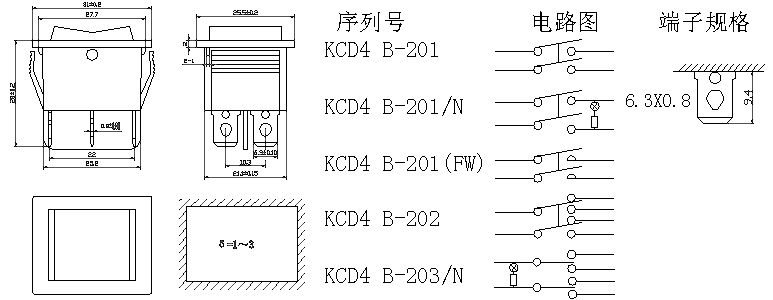 KCD4 B-201/N(FS): tech img